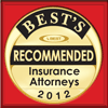 A.M. Best's Recommended Insurance Attorneys - 2012
